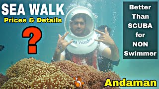 Is Sea Walk better than Scuba Diving Details & Prices ? Best Water activity in Andaman | Singh Life
