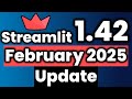 NEW Streamlit 1.42 Release | February 2025