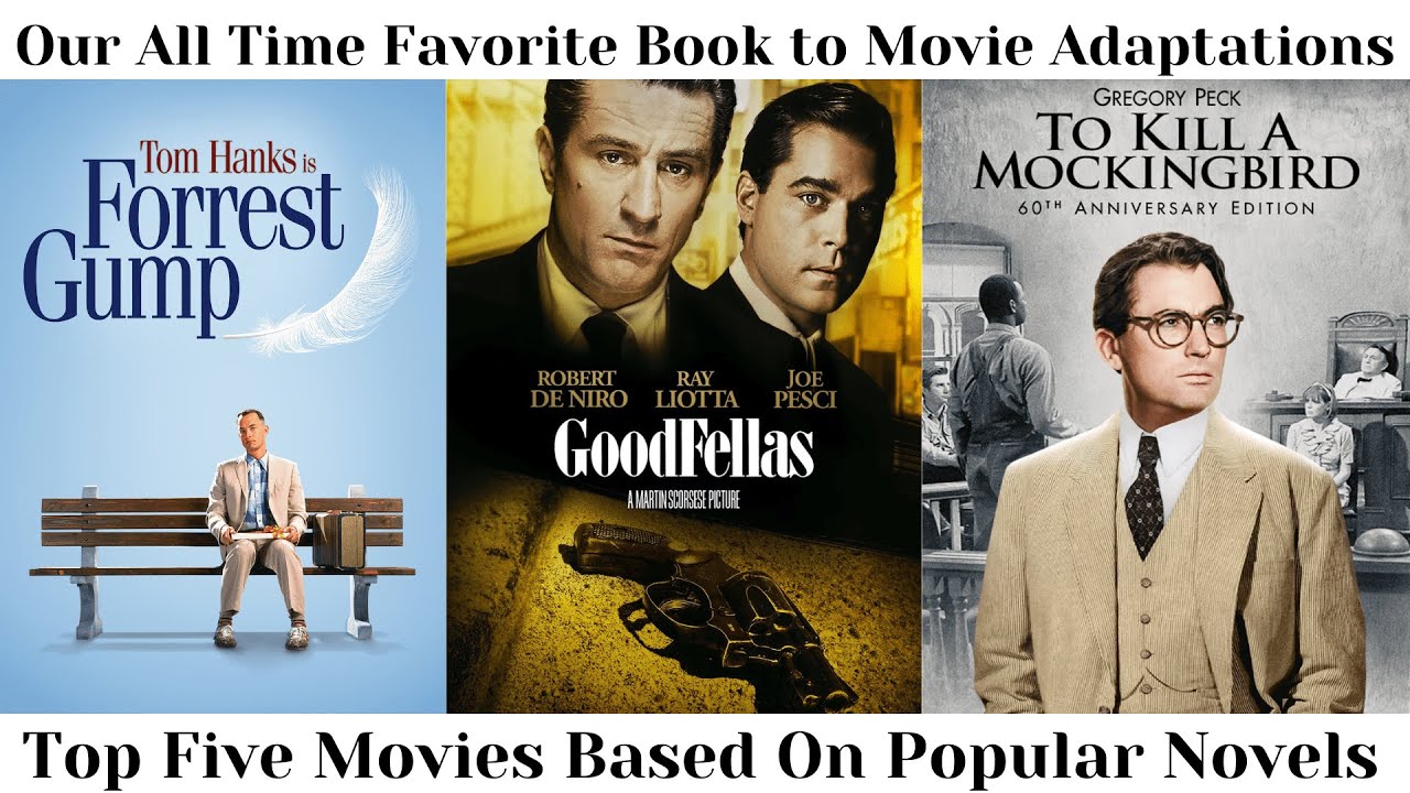 Top 5 Films Top Five Movies Based On Popular Novels - YouTube
