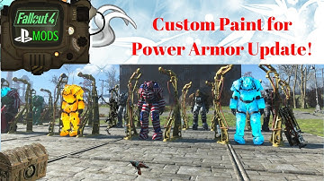 Fallout 4 PS4 MOD Update: Custom Paint for Power Armor