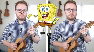 Grass Skirt Chase - Spongebob Squarepants  *UKULELE TUTORIAL*