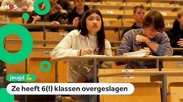 Lina is 12 en zit nu al op de universiteit