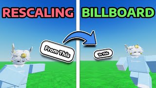How To Stop Billboard Gui From Getting Bigger As You Walk Away In Roblox Studio