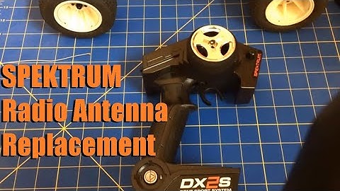 HOW TO: Replace a Broken Antenna - Spektrum DX2S DX3S
