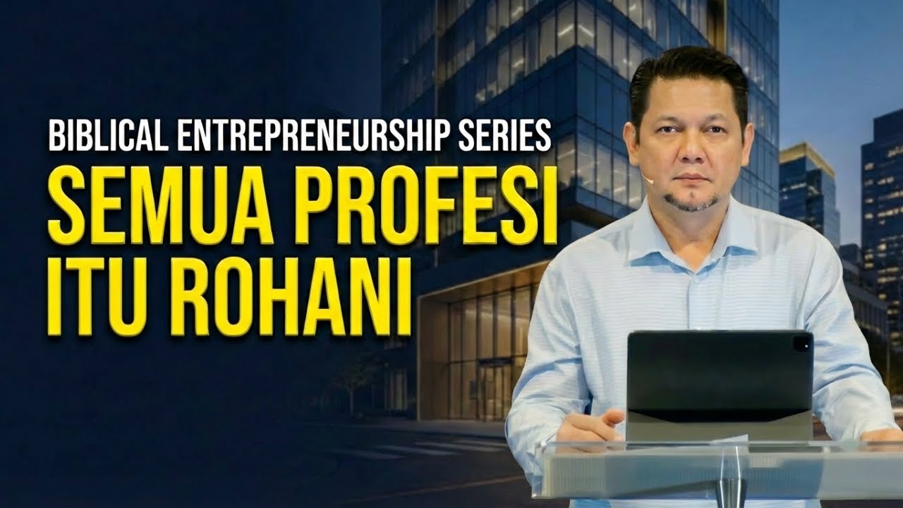 BIBLICAL ENTREPRENEURSHIP SERIES: SEMUA PROFESI ITU ROHANI