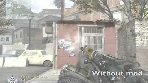 CoD MW2 Modded controller test.