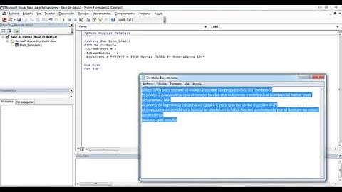 Combox en Cascada o Combobox Dependientes ACCESS 2/2