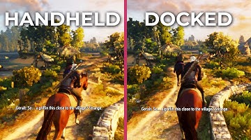 The Switcher 3 – Switch Docked vs. Handheld Frame Rate Test Graphics Comparison Witcher 3