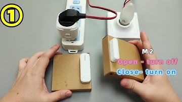 433Mhz door sensor transmitter demonstration