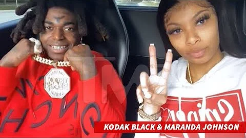 Kodak Black and girlfriend Miranda Johnson announc...