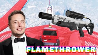 ELON MUSK ABOUT HIS FLAMETHROWER
