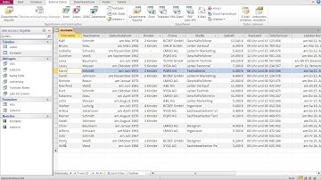 Datenbanken mit Microsoft Access Lernen 5 – Externe Daten aus Excel Importieren
