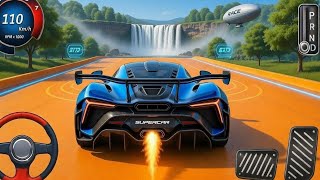 Mega Ramp Car Stunt Master 3D Simulator - GT Impossible Sport Car Racing Android Gameplay Level 5 screenshot 3