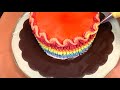 KUE ULANG TAHUN SIMPLE - RAINBOW BIRTHDAY CAKE DECORATION IDEAS I MARCO CAKERY