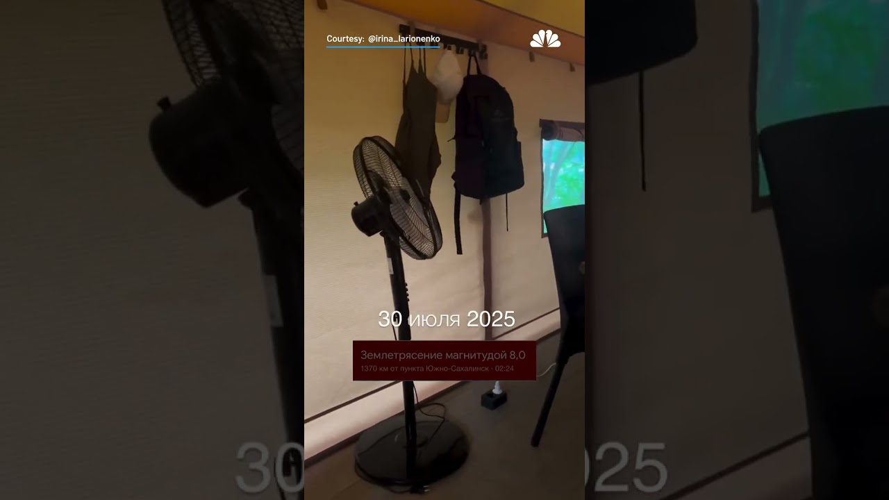 WATCH The Moment 8 Magnitude Earthquake Hits Russia NBC 7 San Diego