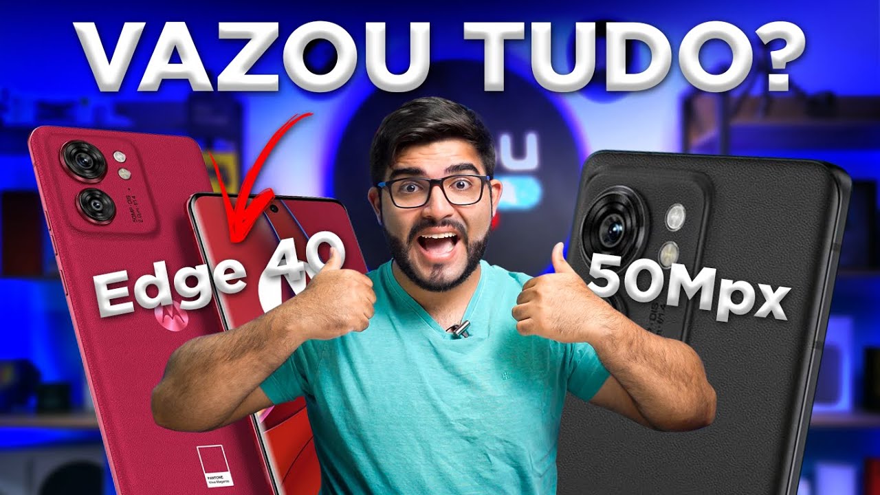 TA CHEGANDO! Motorola EDGE 40, vai ser o NOVO SUCESSO no Brasil? MAIOR CUSTO BENEFÍCIO?