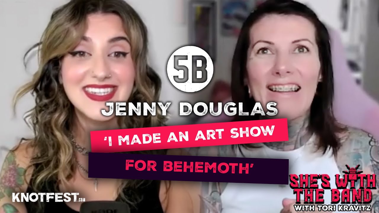 JENNY DOUGLAS Putting Together an ART SHOW for BEHEMOTH - She's With The Band