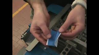 Willy Italiana Srl. Omnilabel Basicm Omni Fold Unit 8-75 Mm-Machine For Cutting And Folding Labels.