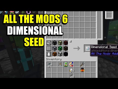 Ep142 Dimensional Seed - Minecraft All The Mods 6 Modpack - YouTube