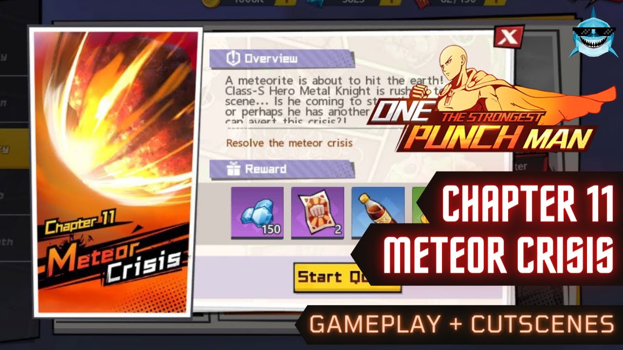 SAITAMA VS METEOR - One Punch Man Chapter 11 - Android Gameplay & Cutscenes