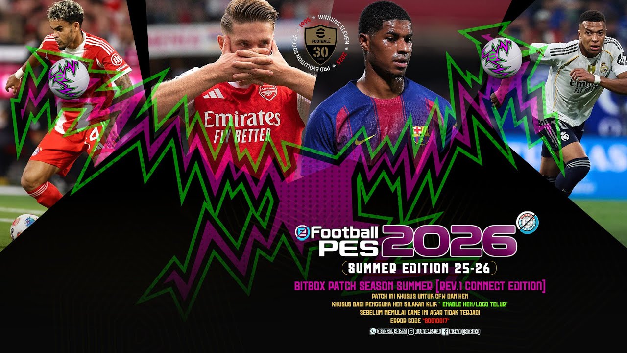 PES 2026 PS3 CONNECT EDITION REVISI 1 FULL TRANSFER