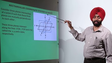 MUST SEE ICSE MATH 11 l Three Dimensional Geometry l Rectangular coordinator system in space l L16
