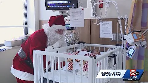 KMBC | Santa Makes Special Visit at Saint Luke’s NICU