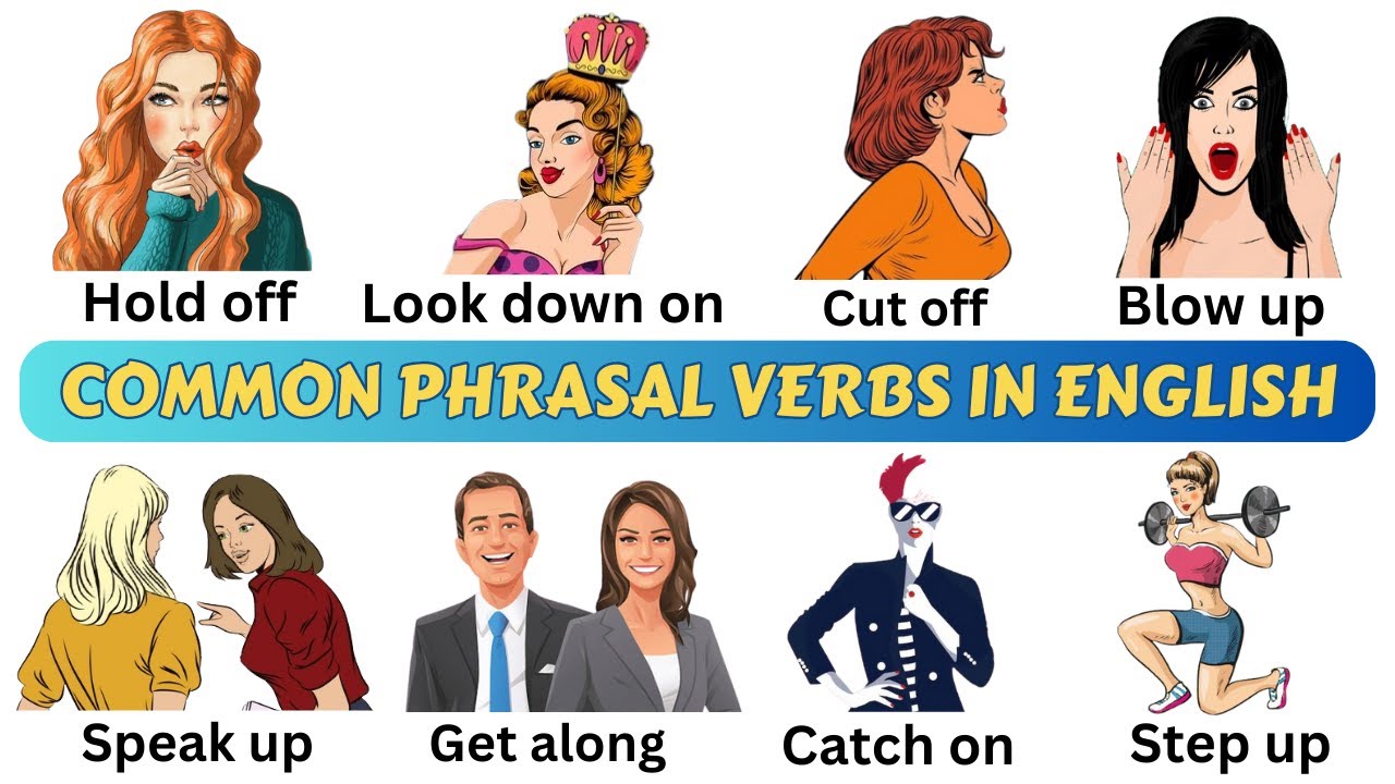 Important Phrasal Verbs in English | Common Vocabulary with Picture ...