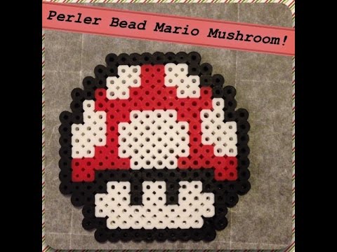 Featured image of post Hama Bead Mario Mushroom I confess that lately i ve become a teensy bit addicted to the art of placing small plastic beads onto a white plastic board