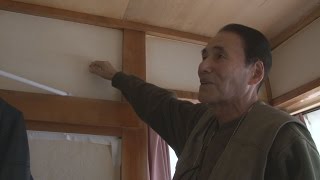 壊れた家で生活  「在宅被災者」に支援を