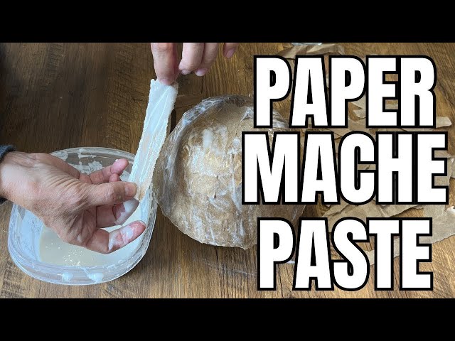 How to Make Paper Mache Glue Recipe and Tips - Easy Peasy and Fun