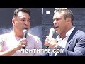 DE LA HOYA & VITOR BELFORT TRADE KNOCKOUT WORDS; VOW TO "KICK THE SH*T OUT OF EACH OTHER"