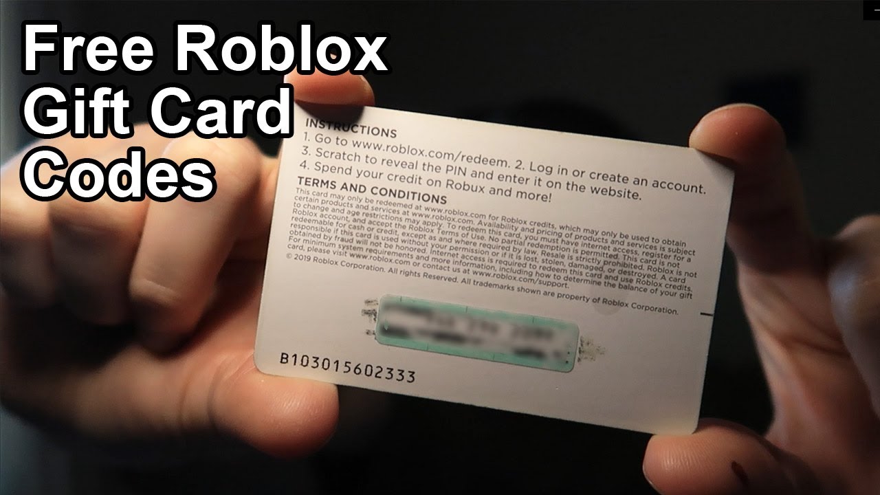 Free Roblox Gift Card Codes 2023 - #22 