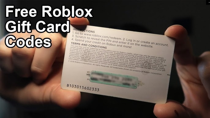 Free Roblox Gift Card Codes 2023 - #22 