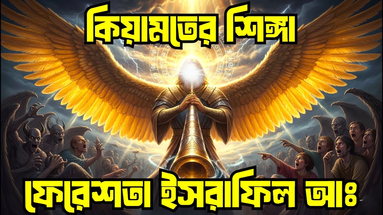ইসরাফিল (আ.): শেষ দিনের রহস্য | শিঙ্গা ফুঁক ও কিয়ামতের ভয়ংকর আলামত। DIVINE NARRATIVES