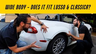 Fiat 124 Spider Widebody | Three Hundred Test Fitment & Carbon Fiber Parts