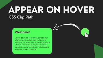 Appear on Hover Effect Clip Path CSS | Learn Clip Path | FrontendDUDE