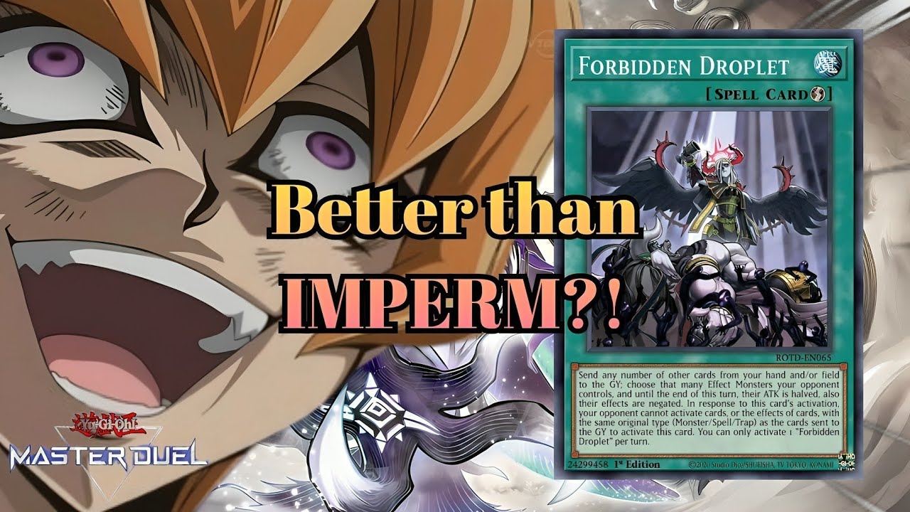 Forbidden Droplet Is META | Yu-Gi-Oh! Master Duel