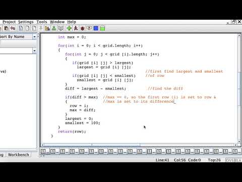 how to find the largest row range -  java