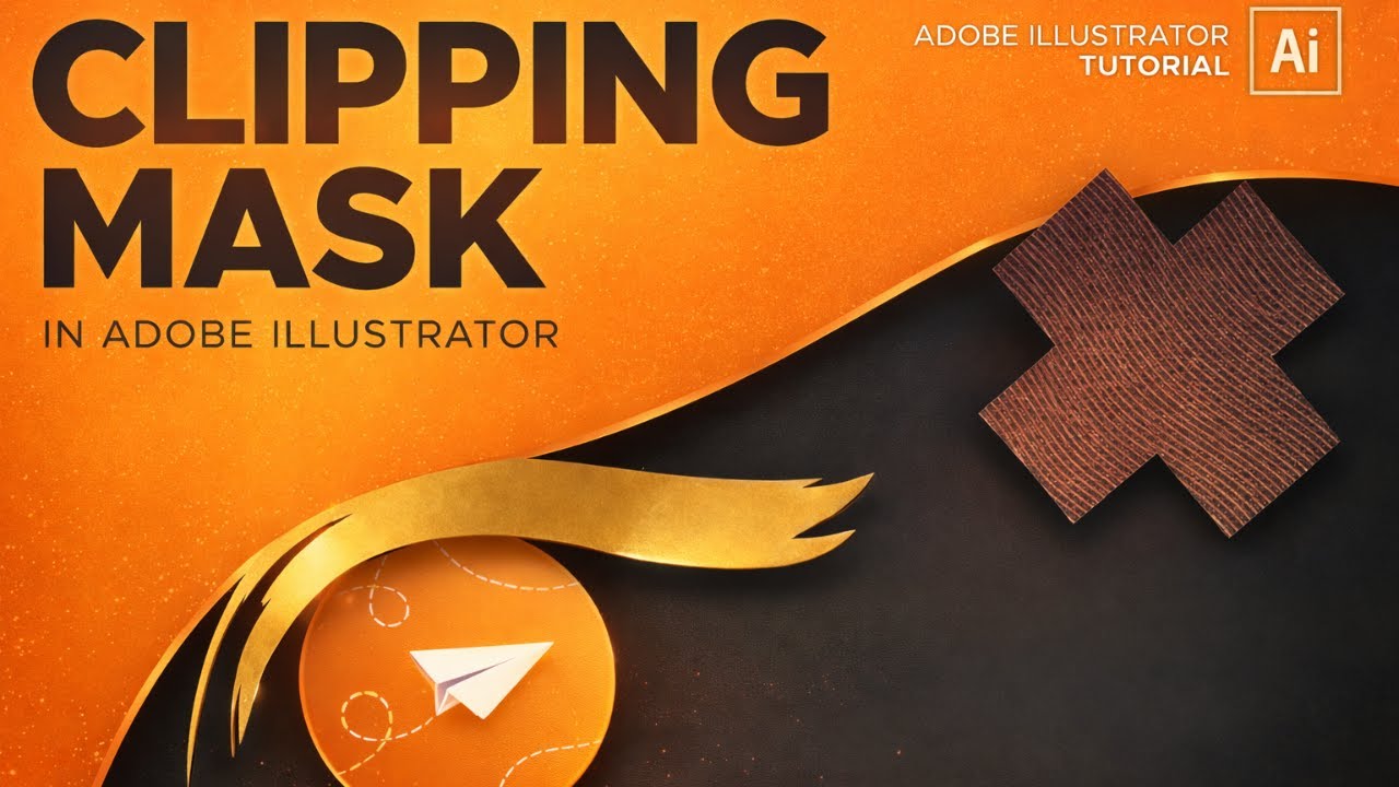 Adobe Illustrator Clipping Mask Tutorial | Easy Method - YouTube