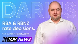 RBA & RBNZ interest rate decision | Top News w. Darius Anucauskas