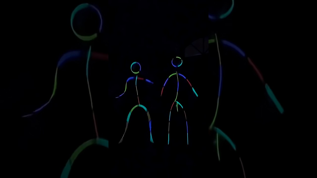 Glow stick magic 🪄🤩 ​⁠
