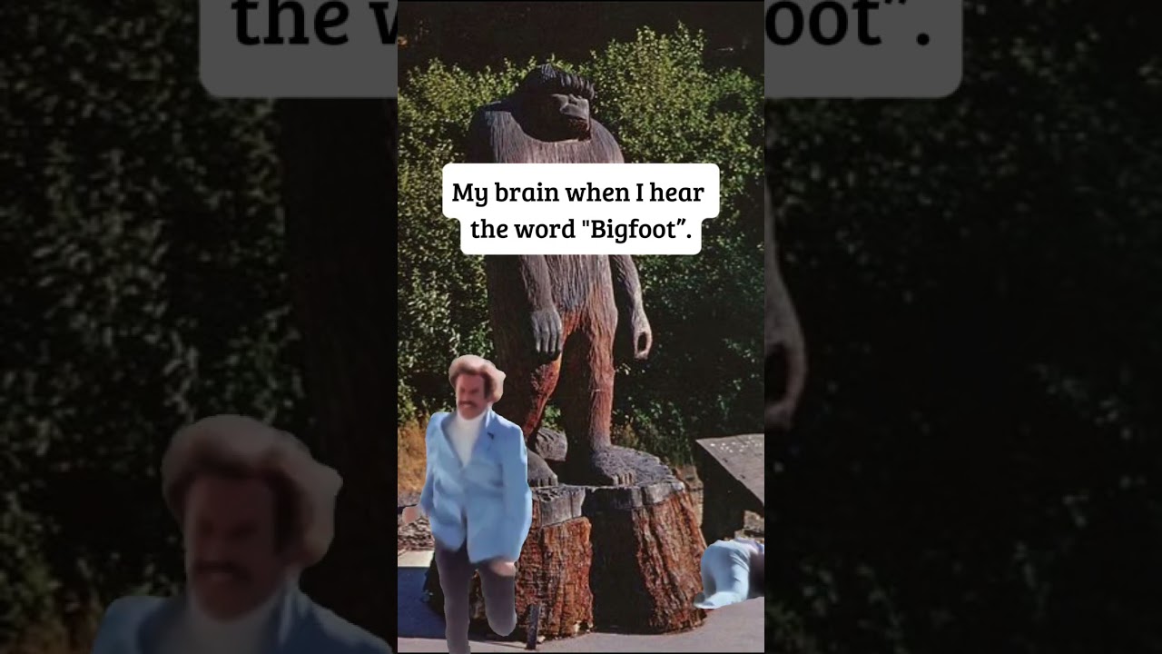 Literally Bigfoot on the brain #publishtoall