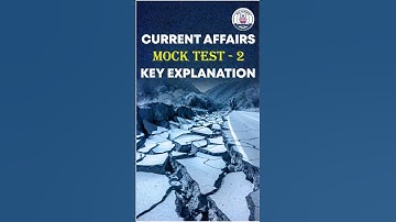 🔥 Mock Test Series – Current Affairs | Key Explanations  | Most Expected MCQs | MVC Academy IAS