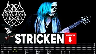 【DISTURBED】[ Stricken ] cover by Masuka | LESSON | GUITAR TAB