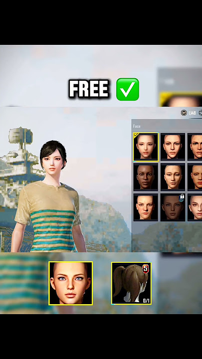 Free Unlock Female Character & Hairstyle ✅ #pubgmobile #bgmi #tipsandtricks