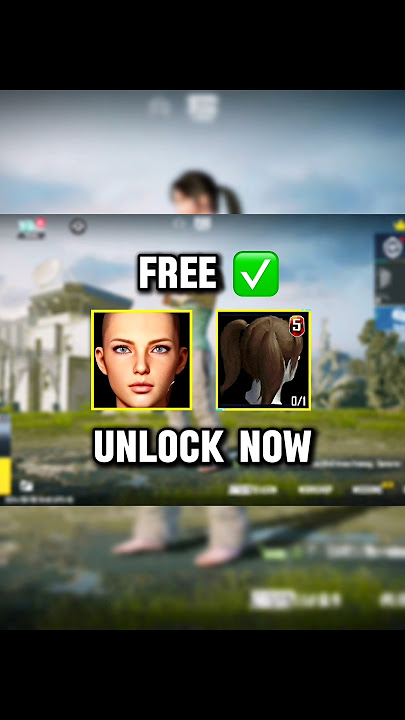 Free Unlock Female Character & Hairstyle ✅ #pubgmobile #bgmi #tipsandtricks