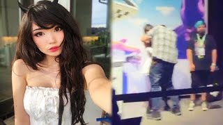 Insane Tier 3 Sub Goes for the Kiss on Emiru at Twitch Con