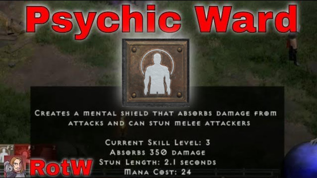 D2R Skills & Abilities - Psychic Ward (Warlock Eldritch Tree){RotW}