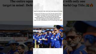Shreyas Iyer Have Clear Vision For Team India 🇮🇳 #shorts